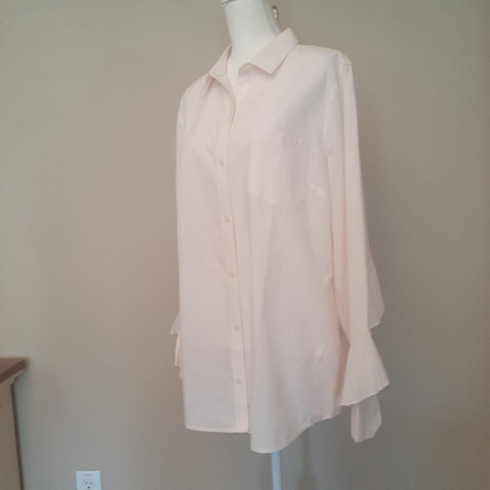 Banana Republic Ruffle Cuff Shirt NWT